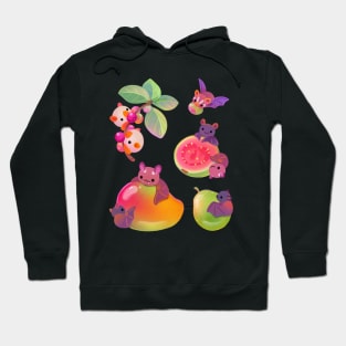 Fruit and bat Hoodie